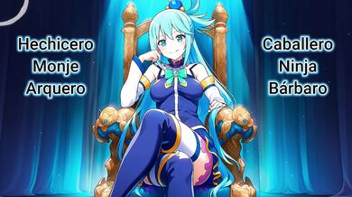 ¡Haz el test del heroe mientras te pajeas! ¿Serás guerrero, mago, ninja...? JOI hentai en español.