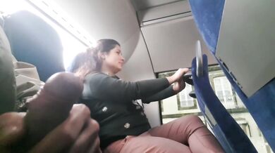 A woman saw an exhibitionist's Dick on the Bus. REACTION