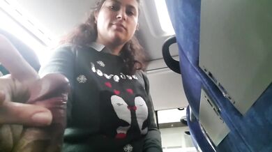 A woman saw an exhibitionist's Dick on the Bus. REACTION