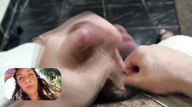 React: Crazy CUMWALK on Public Waterfall Full of People Blowjob in Public Toilet