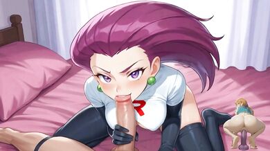 Jessie Pokémon Hentai Jessie Passionate Sex & Anal Creampie Team Rocket Slut Fantasy Tight Pussy & Ass Fucked Hard with Double Creampie Sexy Uniform