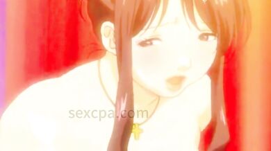 Lucky boy fucks two busty anime girls in porn cartoon