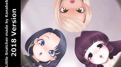 Little Snatcher I Riona vore digestion I Giantess Game