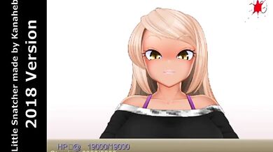 Little Snatcher I Riona vore digestion I Giantess Game