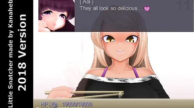 Little Snatcher I Riona vore digestion I Giantess Game