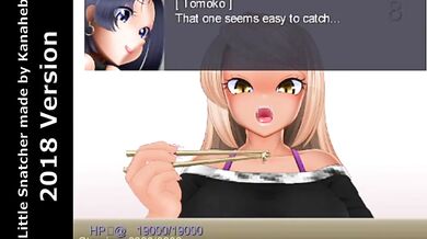 Little Snatcher I Riona vore digestion I Giantess Game