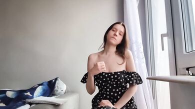 Try not to cum - Your boss will do everything to help you relax. JOI with countdown
