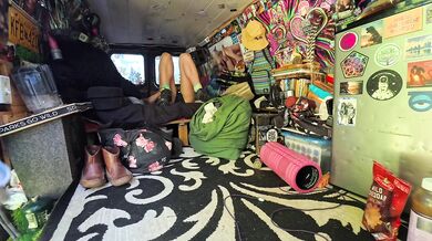Van Life Sex in the Lady Layer Campervan