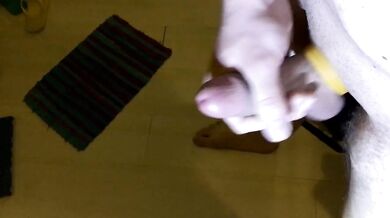QUADRUPLE MOANING RUINED CUMSHOT IN MY HAND