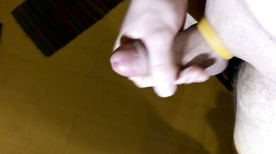 QUADRUPLE MOANING RUINED CUMSHOT IN MY HAND
