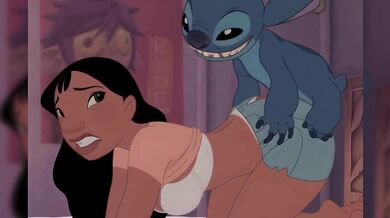Nani & Adult Stitch Doggystyle Anal Hentai – Passionate Ass Up Anal Nani Lilo and Stitch Hentai Nani De Quatro Anal Sex with Adult Stitch on Bed