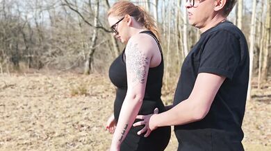Polish. Two guys take a hitchhiker to the woods and fuck her hard while she sucks dick.
