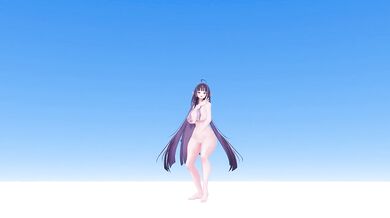Elf VTuber Strip Dance Until Naked | Supernova Hentai MMD