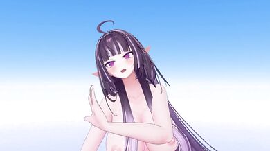 Elf VTuber Strip Dance Until Naked | Supernova Hentai MMD
