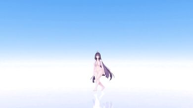 Elf VTuber Strip Dance Until Naked | Supernova Hentai MMD