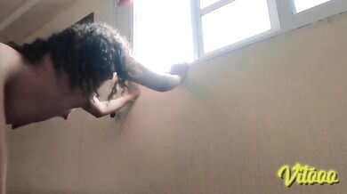 Spectacular Latina ends up on all fours with semen in her ass