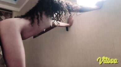 Spectacular Latina ends up on all fours with semen in her ass