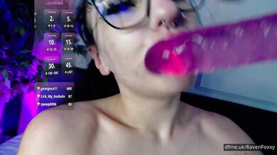 Topless tease giant tits and Camera joi she watches you closely RavenFoxxy makes you cum