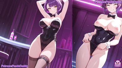 he Apothecary Diaries bunny suit hentai - big tits ZiCui Bunny Suit Blow Job for her boss hentai by PandaDaddy