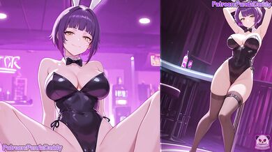 he Apothecary Diaries bunny suit hentai - big tits ZiCui Bunny Suit Blow Job for her boss hentai by PandaDaddy