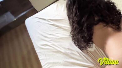 Ejaculation in my girlfriend's ass from 2 angles - Sexy Latina