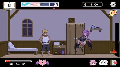 【#04 ハンディマン・ファンタジー 実況】巨乳女冒険者エルフがにエロいことしまくる。(ドットアニメーションエロゲー Handyman Fantasy)
