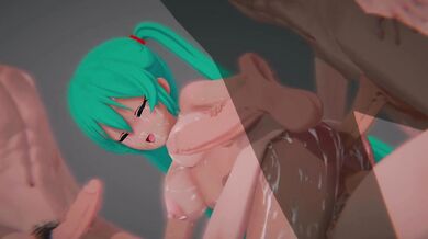 "Samba Heat Overload" - Brazilian Miku Gets Stuffed: POV Sandwich DP & Tied Up (4K)