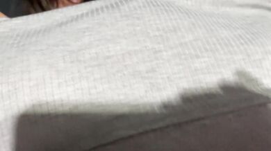 While my boyfriend is taking a bath, his friend quickly fills me with semen; my vagina swallows it so he doesn't notice.