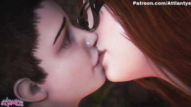 Curvy Redhead Nurse Drains Her Lucky Patient Completely (Wild Life 2K)
