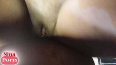 sultry nina ignites passionate doggy session