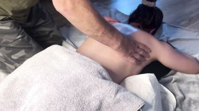I asked my stepfather for a back massage.