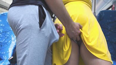 unexpected touch turns public pause into orgasm peak