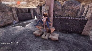 Lara Croft was exploring a cave, but suddenly her cave was explored. part 2