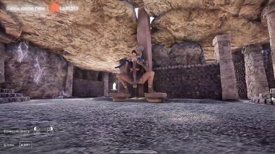 Lara Croft was exploring a cave, but suddenly her cave was explored. part 2