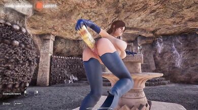 A huge sacred dick penetrates every hole of Lara and fills her with liquid sperm to the brim