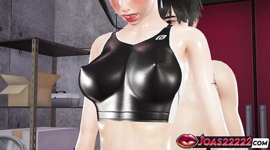 Eun-hye's Post-Training Fuck - 3D Hentai Animation with Thighjob Fetish for Wet Pussy Teasing, Lotus Pose Sex, and POV Doggystyle Creampie