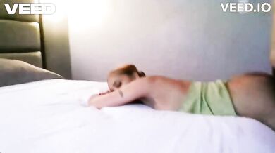 SLIM EBONY DOGGYSTYLE POUNDED Caught With Hotel Door Open Brown Skin in Green Dress
