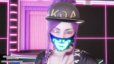 [MMD] HWASA - NA - Akali Sexy Kpop Dance League of Legends Hentai Uncensored 4K 60FPS