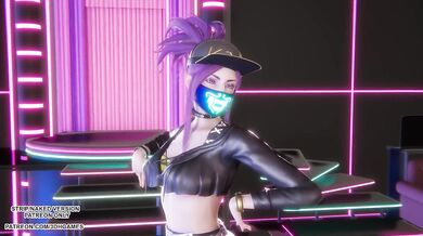 [MMD] HWASA - NA - Akali Sexy Kpop Dance League of Legends Hentai Uncensored 4K 60FPS
