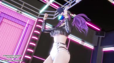 [MMD] HWASA - NA - Akali Sexy Kpop Dance League of Legends Hentai Uncensored 4K 60FPS