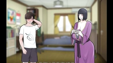 Hinata Almost Got Caught While Helping Her Stepson Masturbate(18+) - Konoha Milfs New Update Gameplay