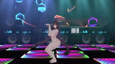 Hentai MMD Up & Down | Elf VTuber Outfit Change Until Nude