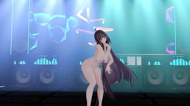 Hentai MMD Up & Down | Elf VTuber Outfit Change Until Nude