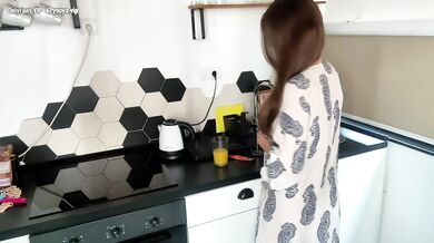 Hot Stepmother with Wet Cumming Cock was Caught by Her Stepson in Her Bedroom