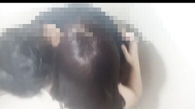 My Boyfriend Was In the Living room So I Took His Girlfriend To The Bathroom To Take A Cum Bath