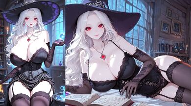Ai generated mature female Ravelya Umbrelis