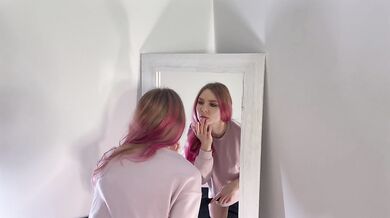 She was getting Ready for The Gym... Practiced her Blowjob Skills instead