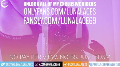 Rubber Doll Tied and Teased to Orgasm | Luna Laces OF Exclusive preview