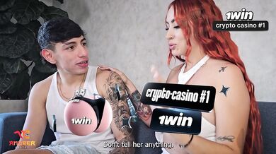 My neighbor leaves her stepson with me to babysit, but all I do is fuck his big cock - Andrea Castro & Esteban Gamboa