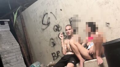 Dluquinha Oficial in wild public blowjob storm
